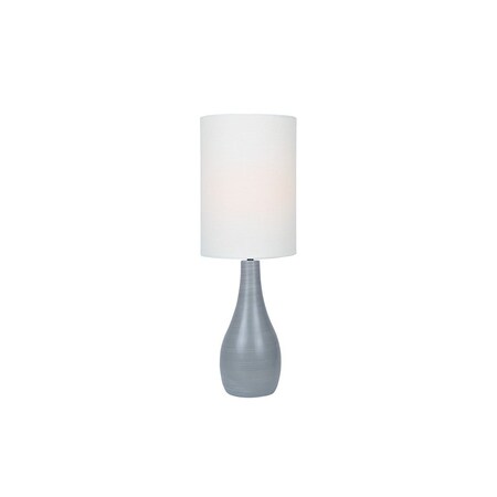 Lite Source Quatro Table Lamp LS-24997GRY/WHT